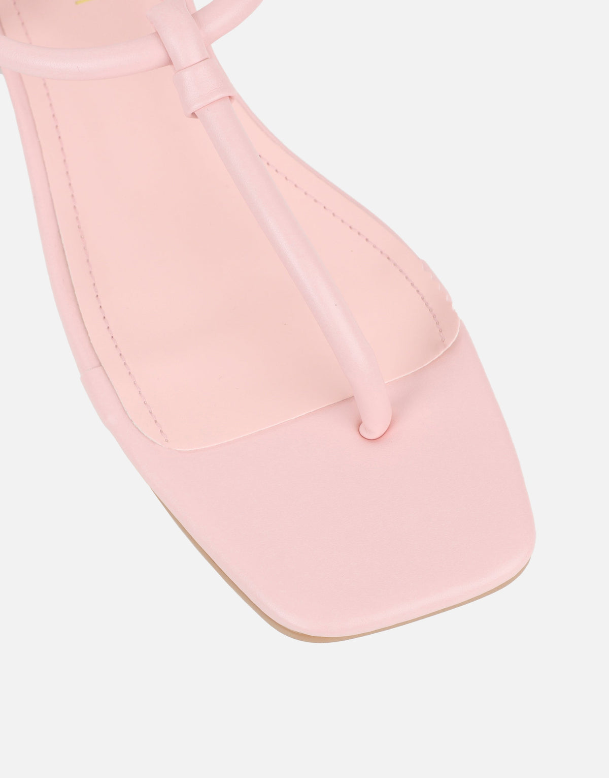 Hanna Pink Flat Strappy Sandals
