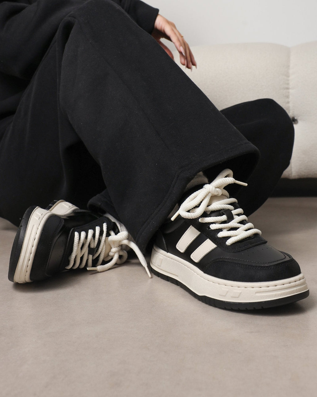 Sensation Black Trainers